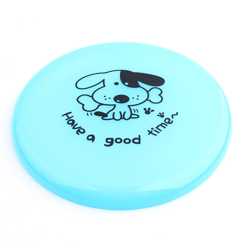 Silicone Flying Saucer Dog Toy Chew Resistant Interactive Pet Disc