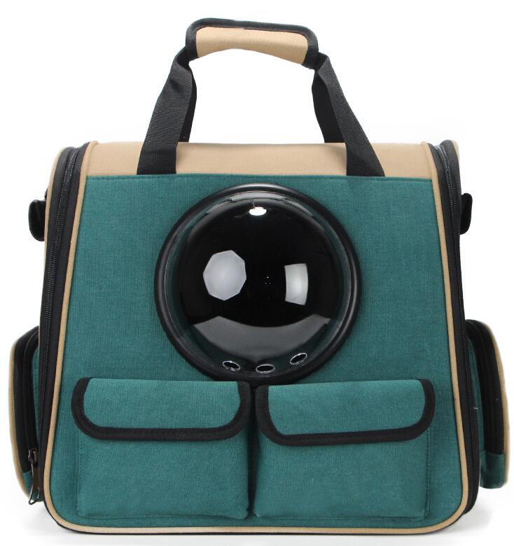 Space Pet Backpack Carrier Dog Cat Travel Breathable Portable Cage Bag