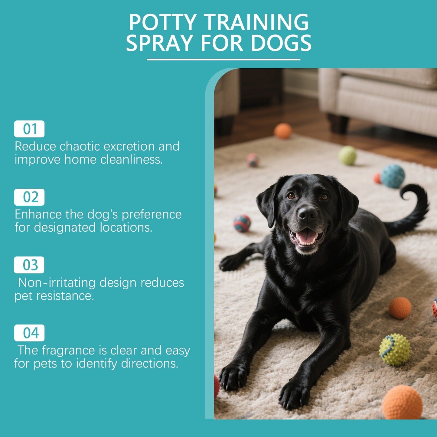 Dog Potty Training Spray Indoor Outdoor Puppy Toilet Training Aid