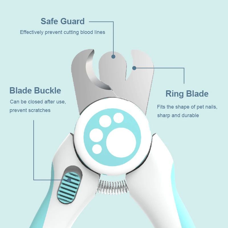 Cute Pet Nail Clippers Labor Saving Dog Cat Claw Trimmer Tool
