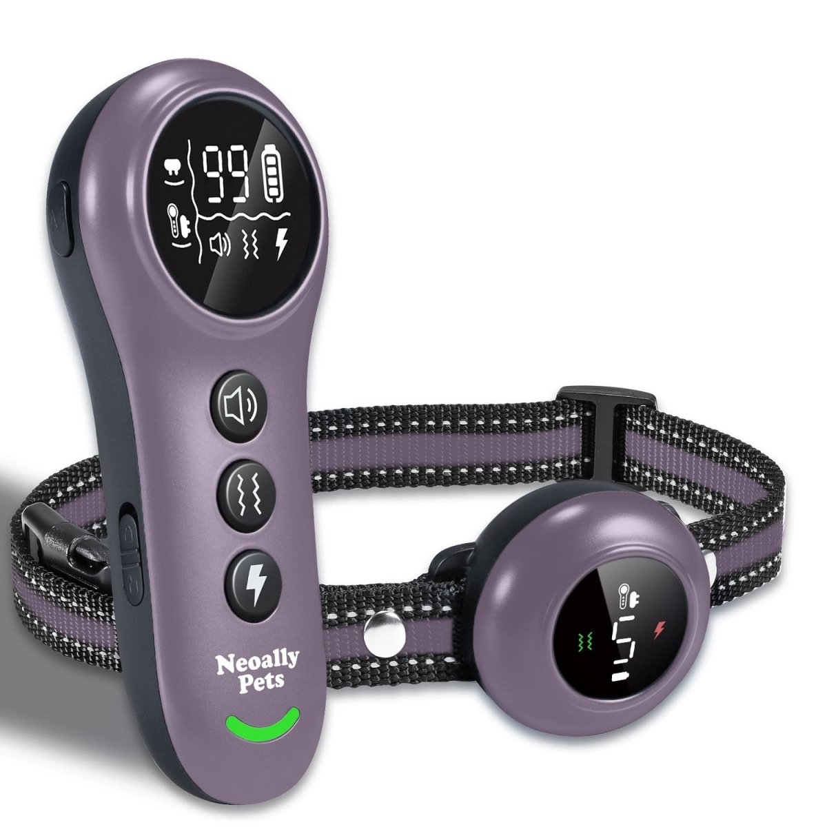 2-in-1 Dog Training Bark Control Rechargeable Waterproof Collar