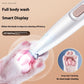 LED Waterproof Dog Paw Trimmer Pet Grooming Clipper Widen Blade