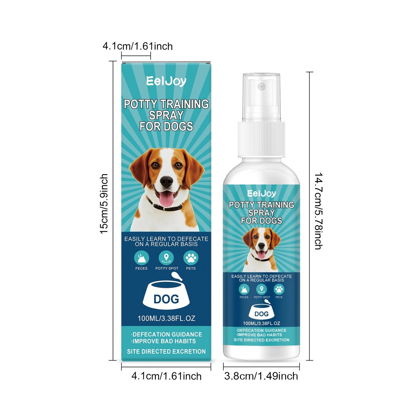 Dog Potty Training Spray Indoor Outdoor Puppy Toilet Training Aid