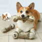 Dog Chew Toy Cotton Rope Tennis Dumbbell Rubber Ball Interactive Toy