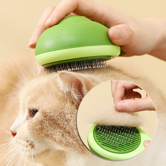 Avocado Pet Hair Remover Brush Stainless Steel Cat Dog Grooming Comb