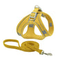 Suede Reflective Dog Chest Harness Vest Adjustable Pet Walking Safety Gear