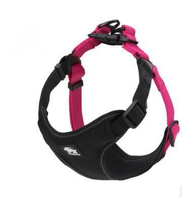 Reflective Dog Chest Harness Vest Adjustable Pet Walking Safety Leash