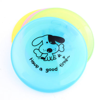 Silicone Flying Saucer Dog Toy Chew Resistant Interactive Pet Disc