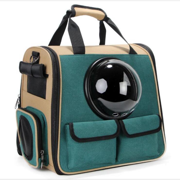 Space Pet Backpack Carrier Dog Cat Travel Breathable Portable Cage Bag