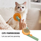 Pet Pumpkin Self Cleaning Slicker Brush Dog Cat Grooming Tool