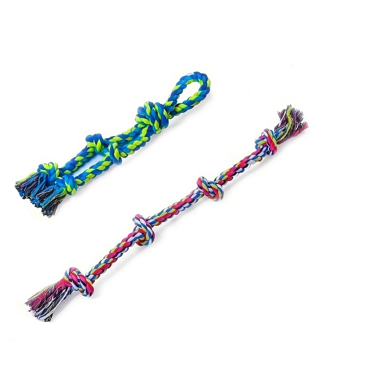 Heavy Duty Dog Rope Toy Tug of War Chew Resistant Durable