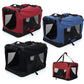 Foldable Outdoor Dog Cage Backpack Portable Pet Travel Carrier Bag