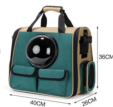 Space Pet Backpack Carrier Dog Cat Travel Breathable Portable Cage Bag