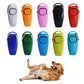 Dog Clicker Whistle Training Set Puppy Behavior Tool with Keyring