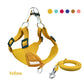 Reflective Dog Harness Vest Set with Leash Pet Walking Safety Gear