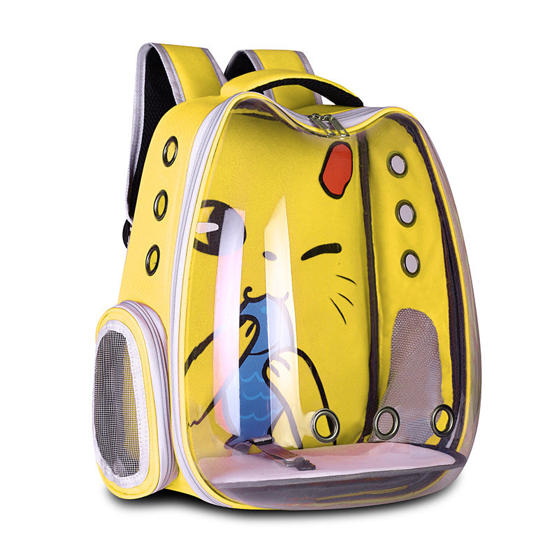 Breathable Space Pet Backpack Shoulder Carrier Cat Dog Travel Bag