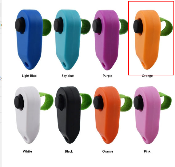 Dog Training Clicker Hand Activated Pet Behavior Training Tool Device