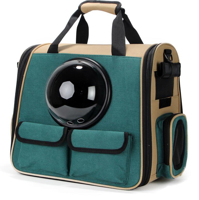 Space Pet Backpack Carrier Dog Cat Travel Breathable Portable Cage Bag