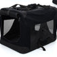 Foldable Outdoor Dog Cage Backpack Portable Pet Travel Carrier Bag