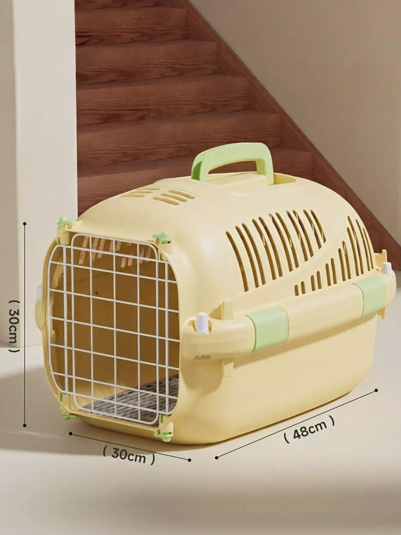 Portable Ventilated Pet Carrier Travel Cage Dog Cat Transport Box
