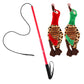 Telescopic Cat Teaser Wand Funny Dog Stick Interactive Training Rod