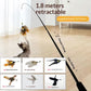 Feather Bell Cat Toy Replacement Head Interactive Hunting Play Teaser