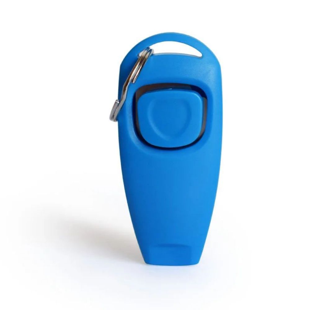 Dog Clicker Whistle Training Set Puppy Behavior Tool with Keyring