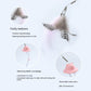 Head-Mounted Cat Teaser Interactive Pet Toy Feather Wand Fun