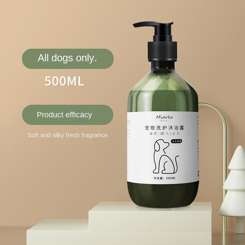 500ml Pet Shampoo Cat Dog Deodorizing Scented Cleaning Bath Care