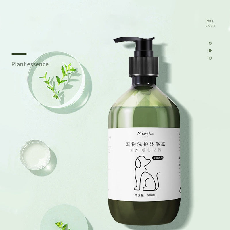 500ml Pet Shampoo Cat Dog Deodorizing Scented Cleaning Bath Care