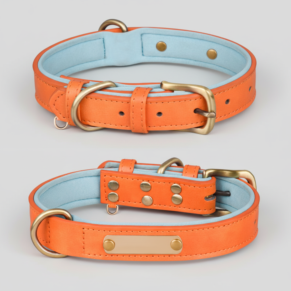 Breathable Cotton Dog Collar Adjustable Soft Comfortable Pet Neck Collar