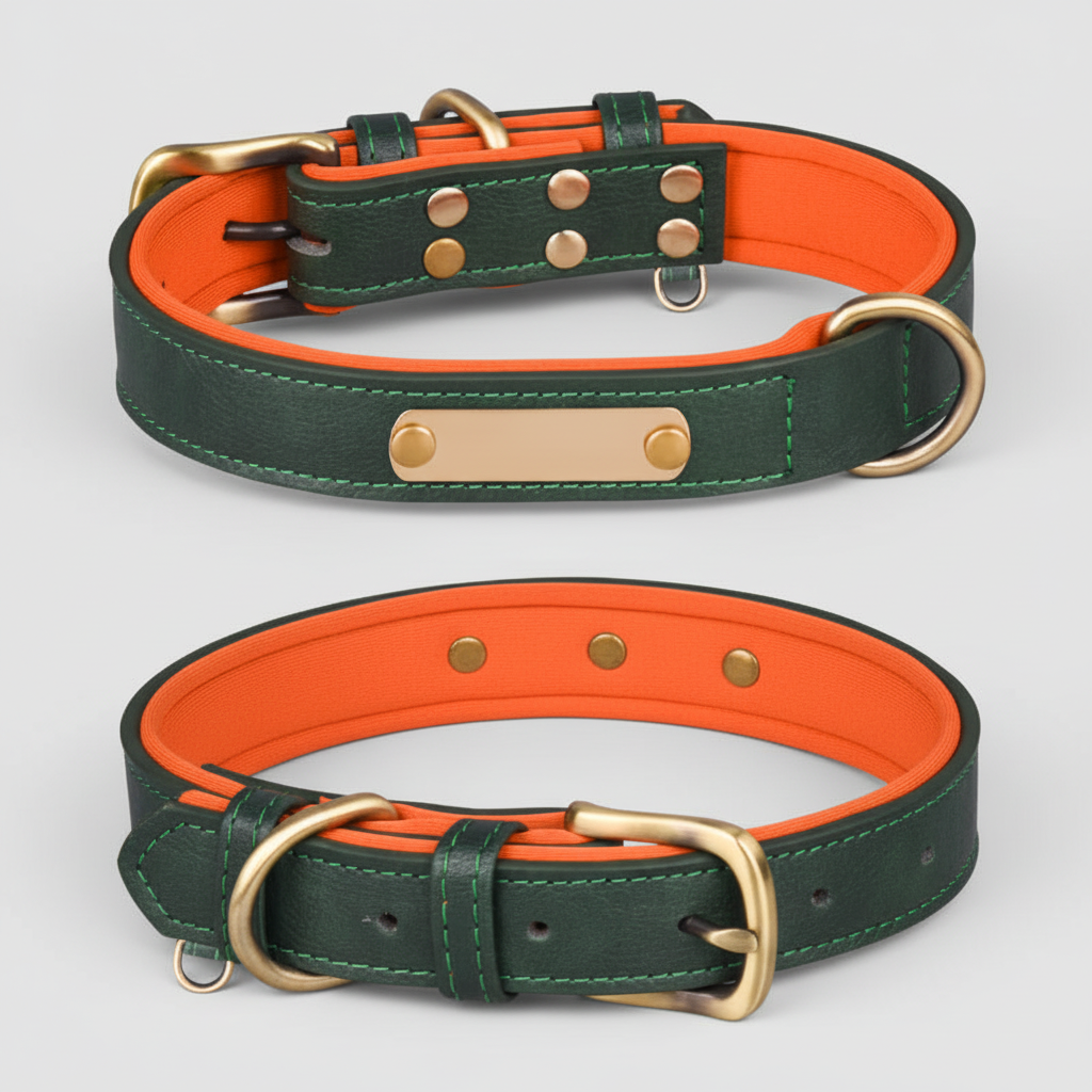 Breathable Cotton Dog Collar Adjustable Soft Comfortable Pet Neck Collar