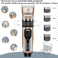 Cordless Pet Grooming Clippers Kit Quiet Rechargeable Dog Cat Trimmer