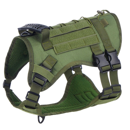 Tactical Dog Harness Chest Strap Anti Slip Heavy Duty Pet Vest