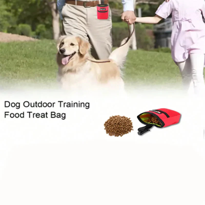 Dog Training Treat Pouch Waist Bag Puppy Snack Reward Holder