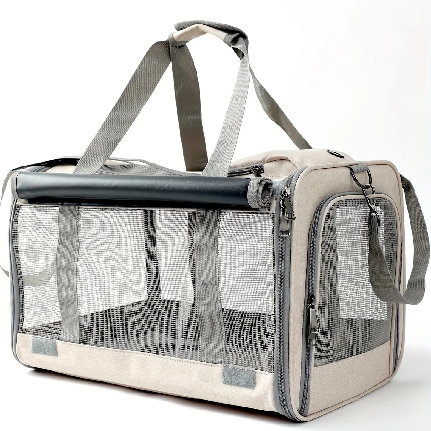 Soft Sided Pet Carrier for Large Medium Cats and Puppies Travel Bag