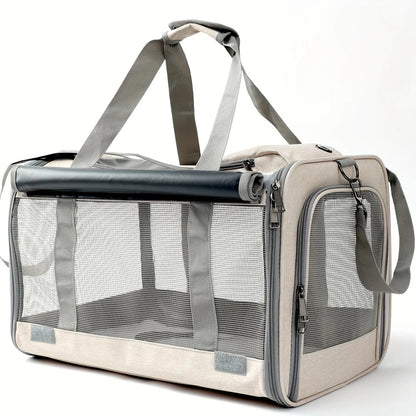 Soft Sided Pet Carrier for Large Medium Cats and Puppies Travel Bag