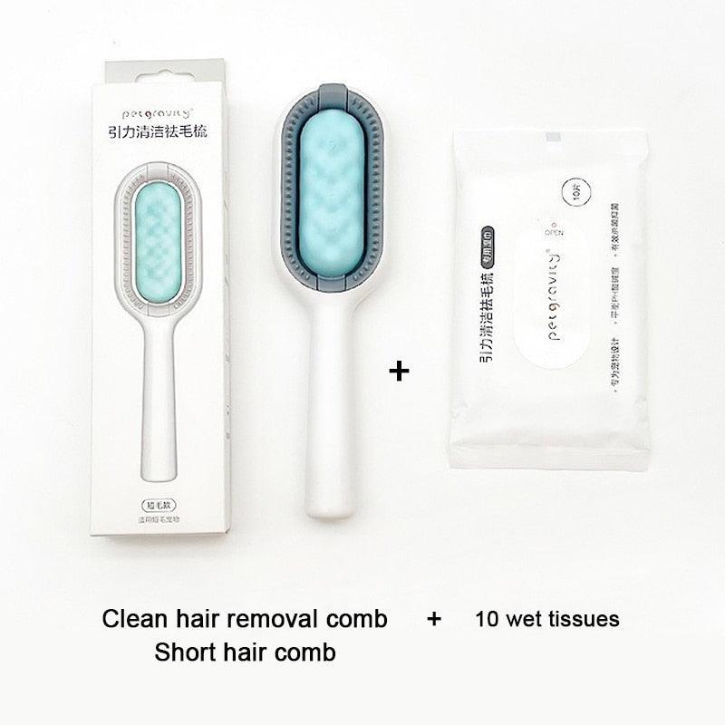 Cat Hair Remover Grooming Comb Pet Brush Loose Fur Cleaning Tool