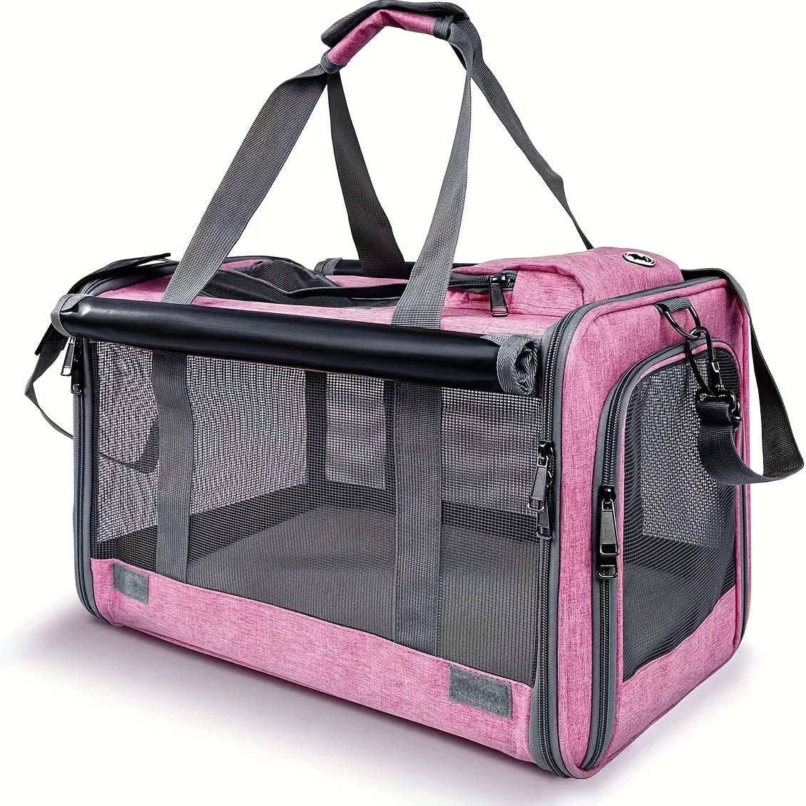 Soft Sided Pet Carrier for Large Medium Cats and Puppies Travel Bag