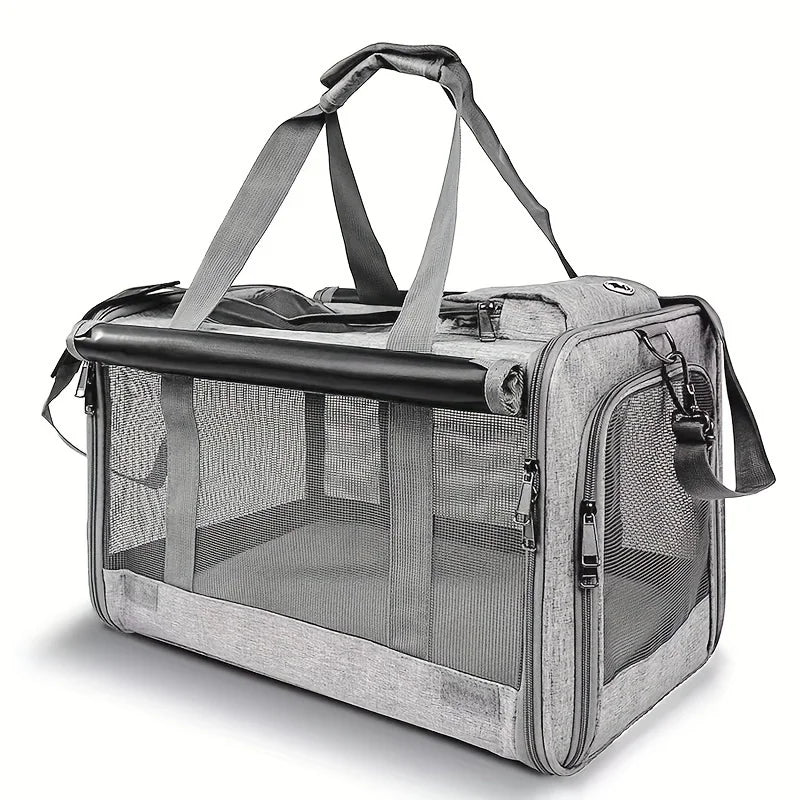 Soft Sided Pet Carrier for Large Medium Cats and Puppies Travel Bag