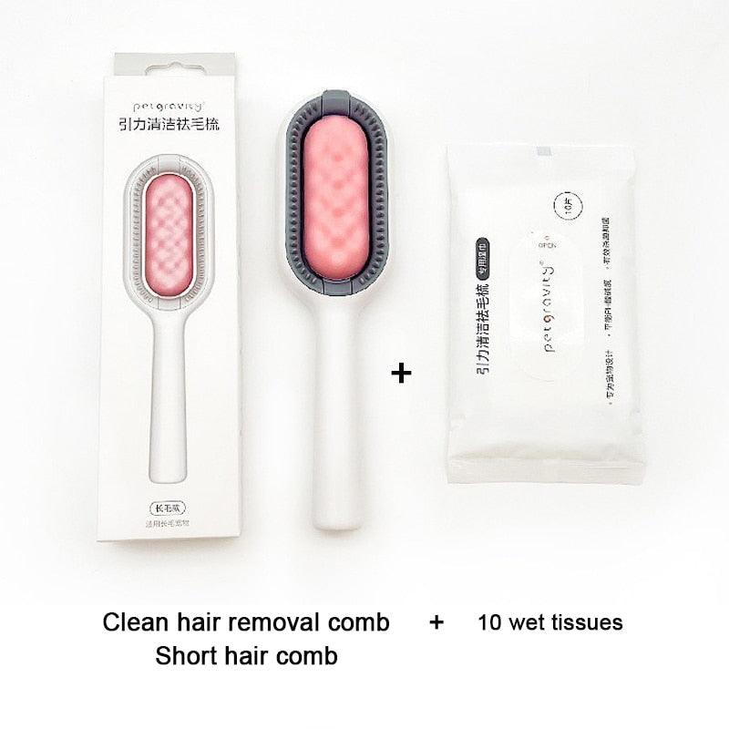 Cat Hair Remover Grooming Comb Pet Brush Loose Fur Cleaning Tool