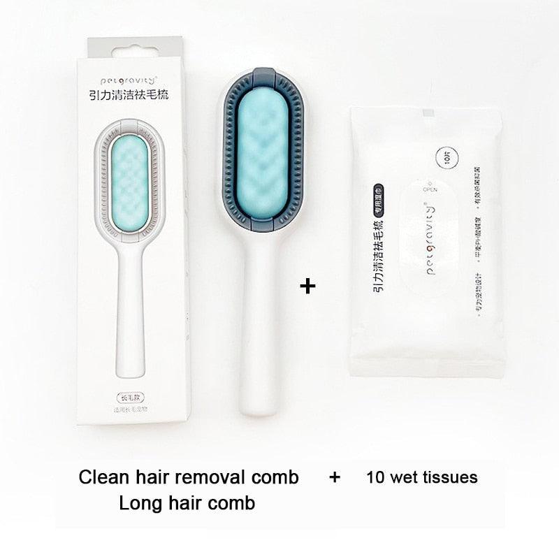 Cat Hair Remover Grooming Comb Pet Brush Loose Fur Cleaning Tool