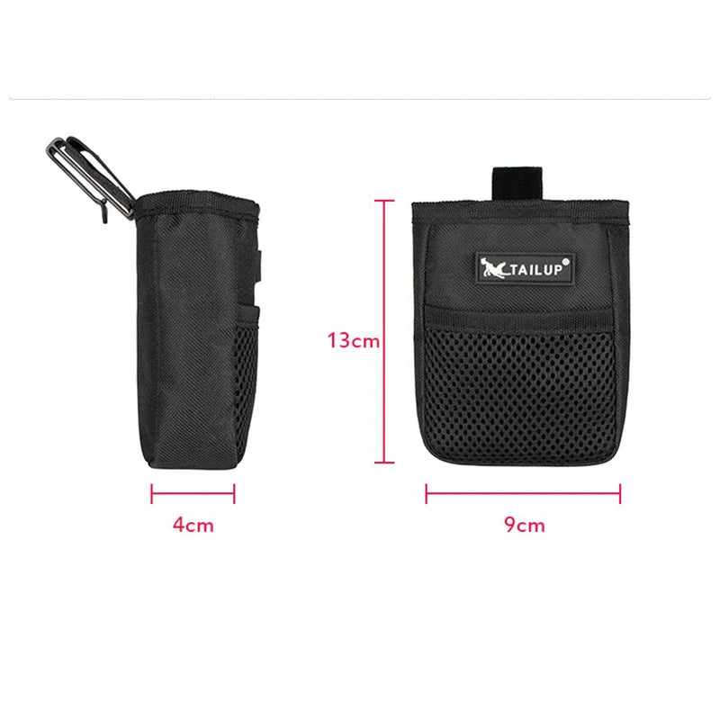Dog Training Treat Pouch Waist Bag Puppy Snack Reward Holder