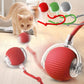 Automatic Rolling Cat Ball Rechargeable Smart Interactive Kitten Toy Sensor