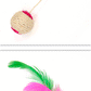 Sisal Cat Shuttlecock Interactive Feather Cat Toy Hunting Play Ball