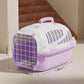 Portable Ventilated Pet Carrier Travel Cage Dog Cat Transport Box