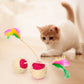 Sisal Cat Shuttlecock Interactive Feather Cat Toy Hunting Play Ball