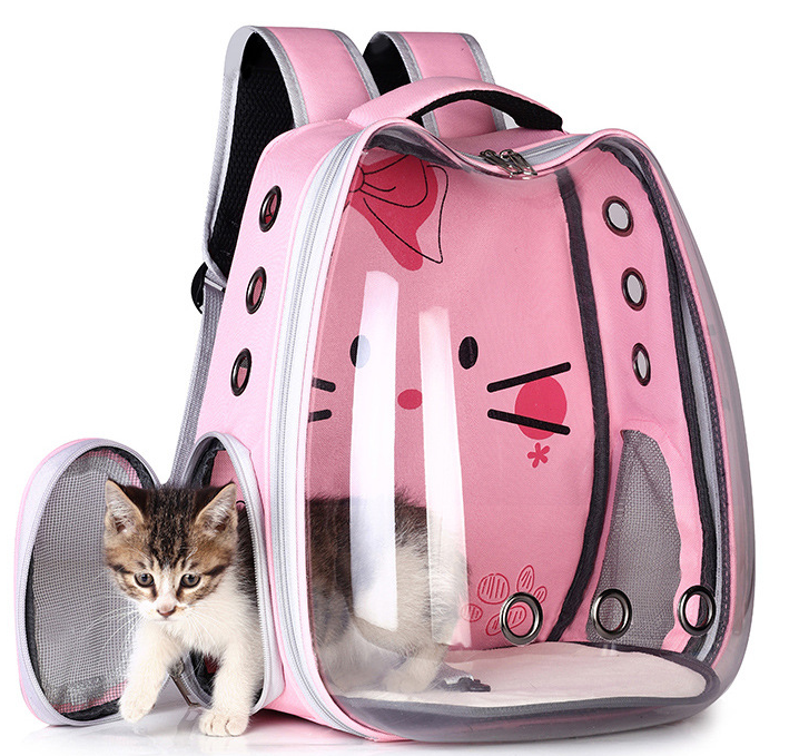 Breathable Space Pet Backpack Shoulder Carrier Cat Dog Travel Bag