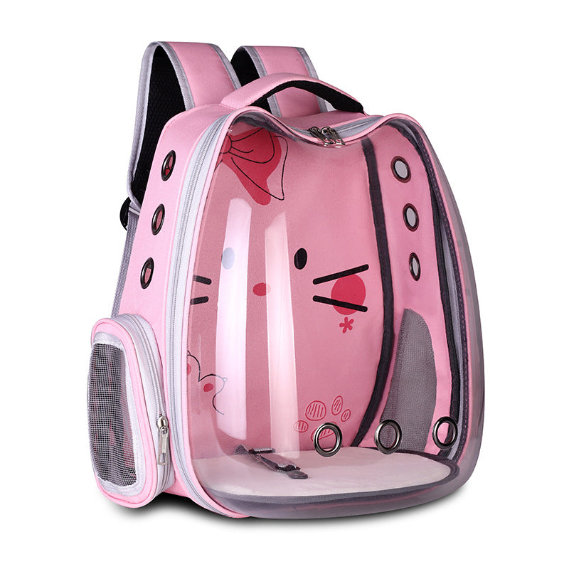 Breathable Space Pet Backpack Shoulder Carrier Cat Dog Travel Bag