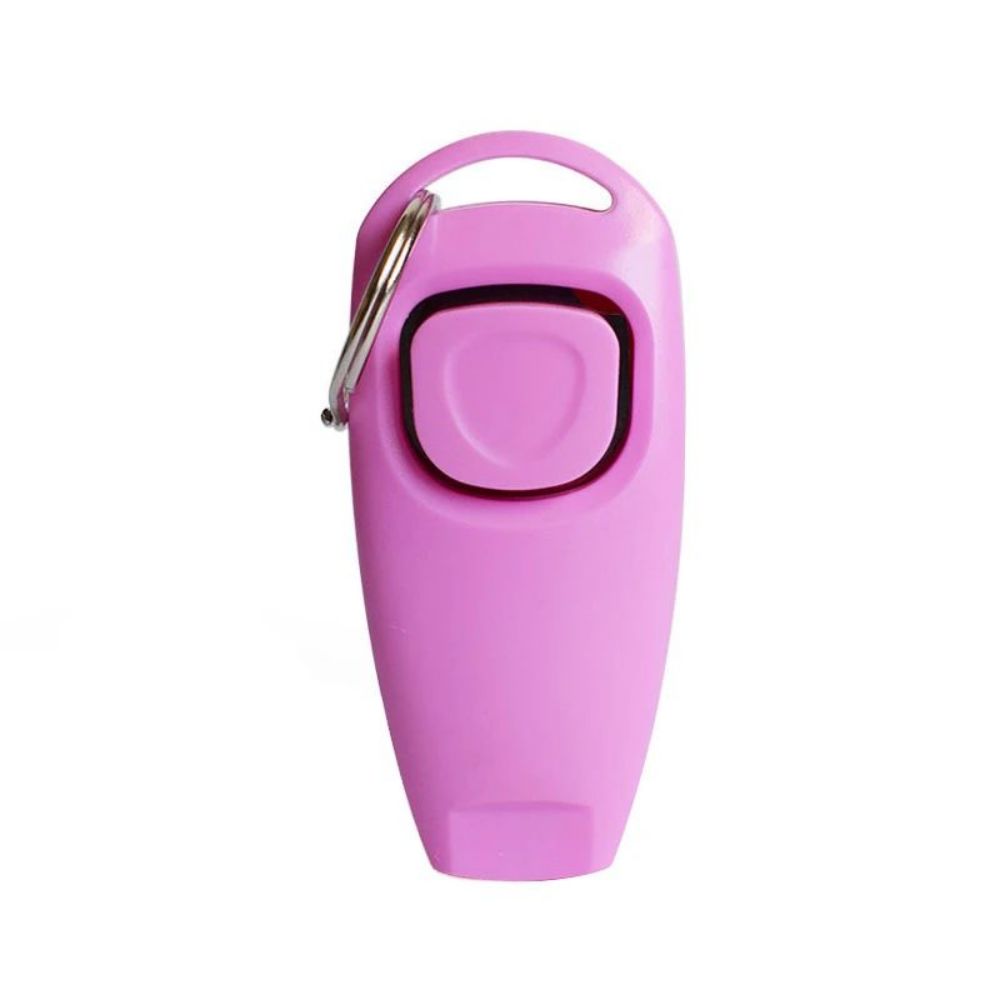 Dog Clicker Whistle Training Set Puppy Behavior Tool with Keyring